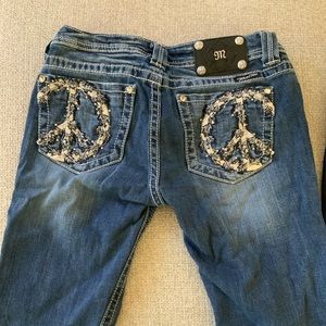 Miss Me boot cut jeans size 29